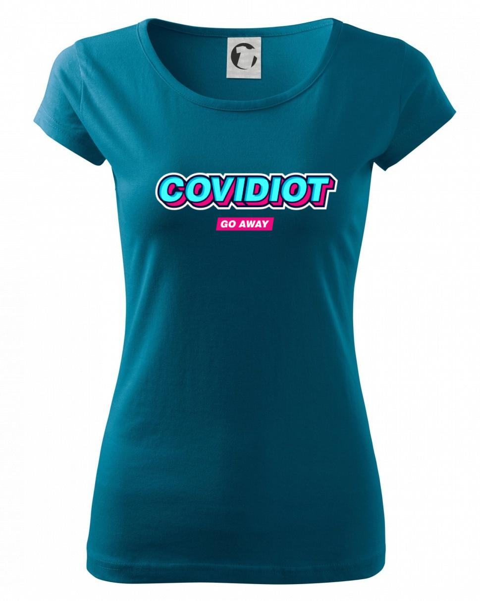 Covidiot - Dámske tričko Pure