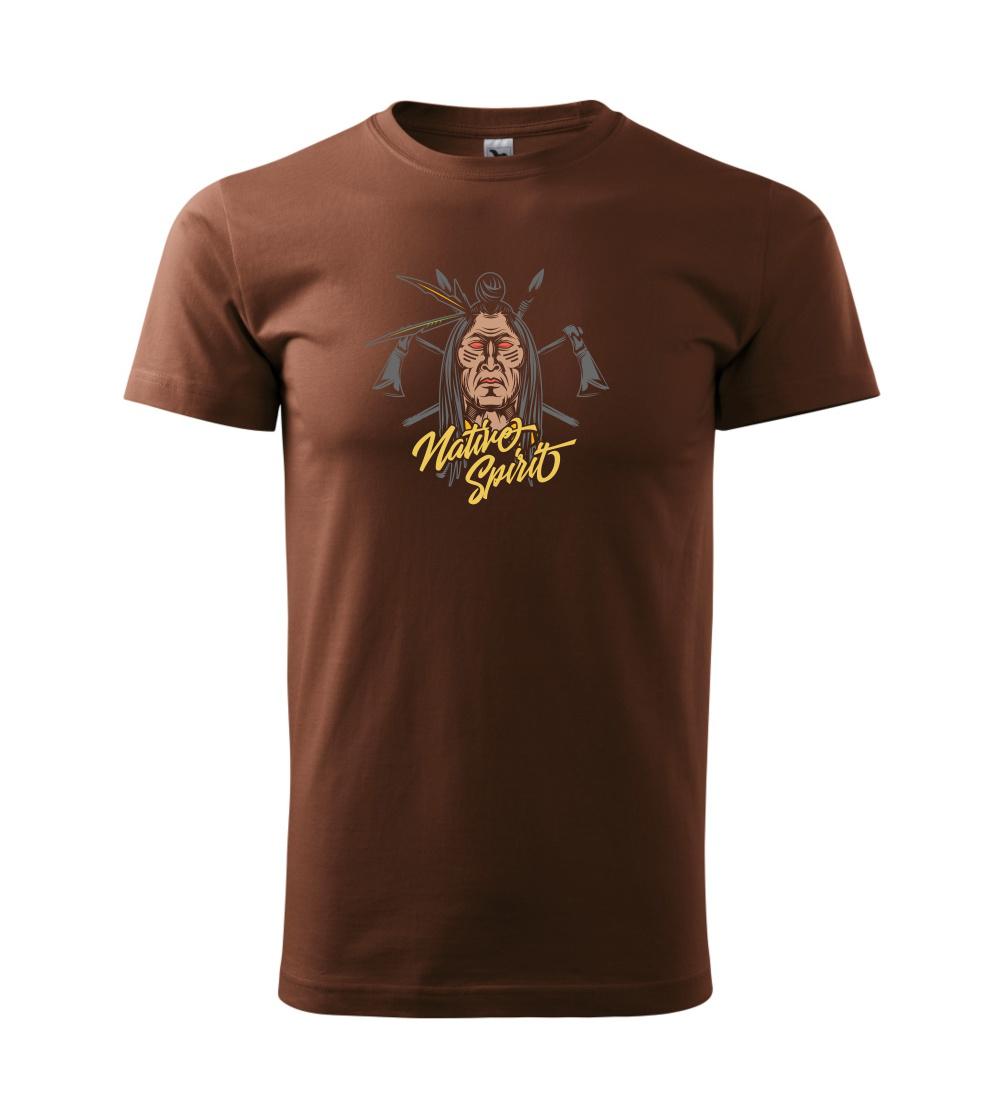 Grafické tričká - Native Spirit Indian - Klasické pánske tričko vyššej gramáže