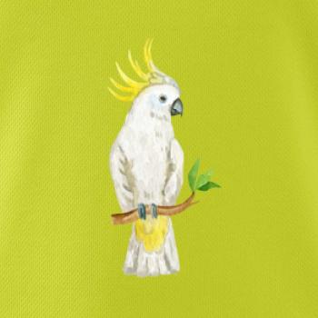 Papagáj Kakadu kreslený Papagáj Kakadu kreslený