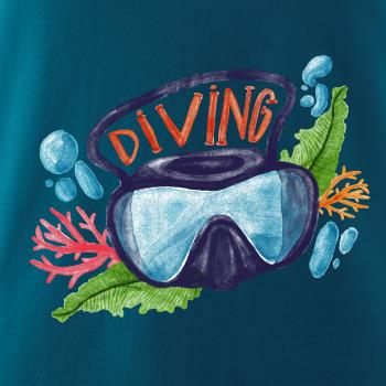 Diving obrázok kreslený