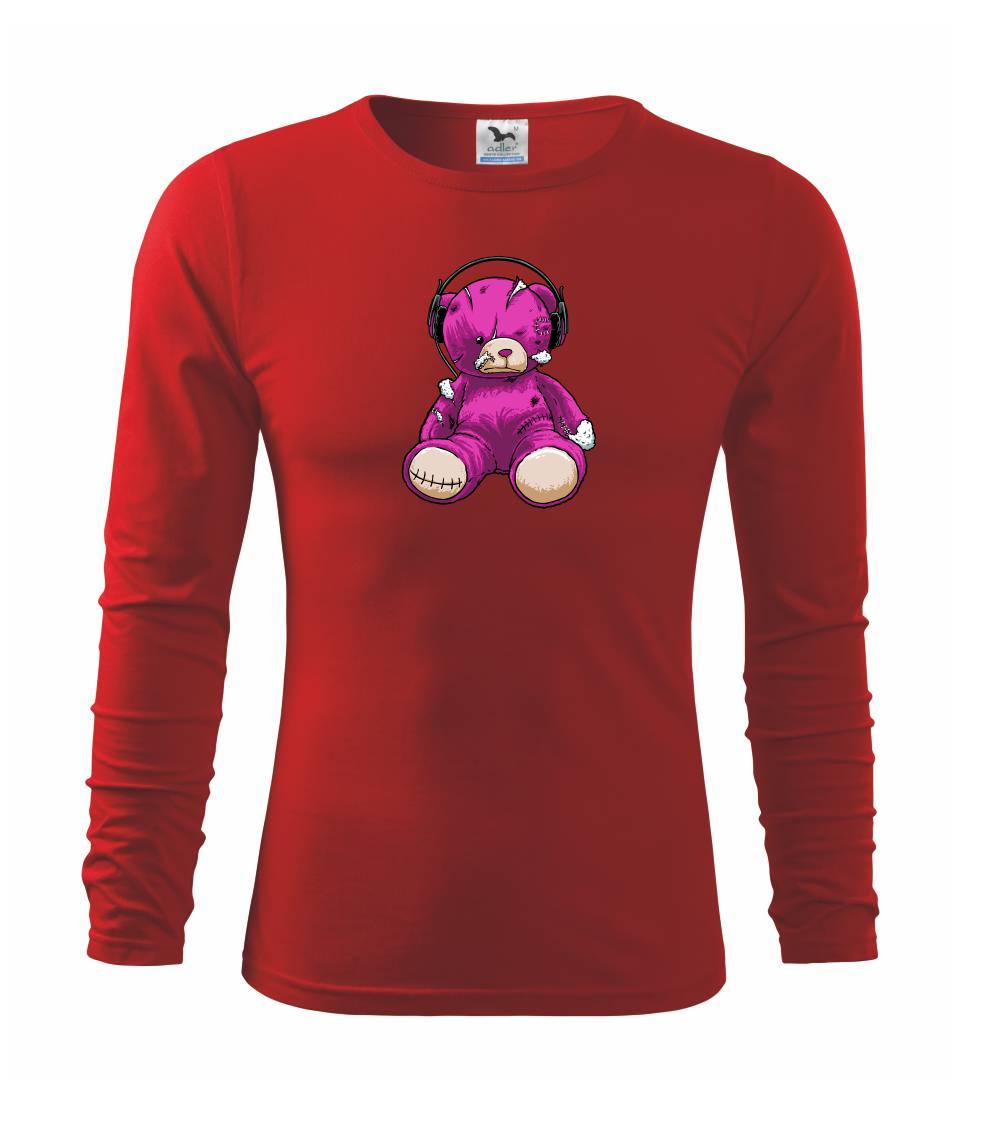 Grafické tričká - Potrhaný medvedík - Tričko detské Long Sleeve