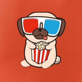 Mops a 3D okuliare
