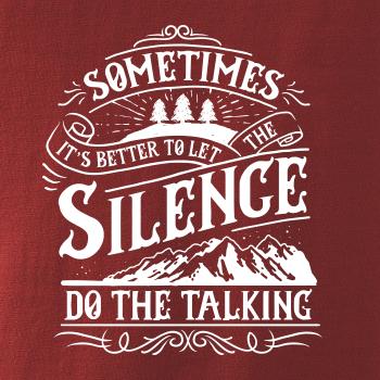 Nature talking about silence