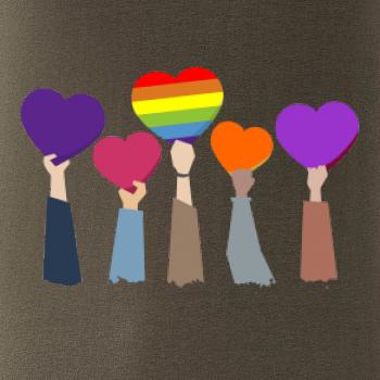 LGBT ruky srdce