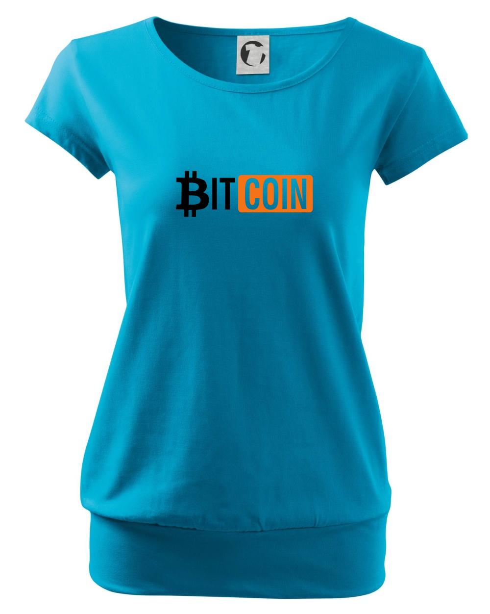 Bitcoin nápis Bitcoin nápis