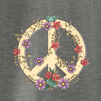 Peace symbol pieskový