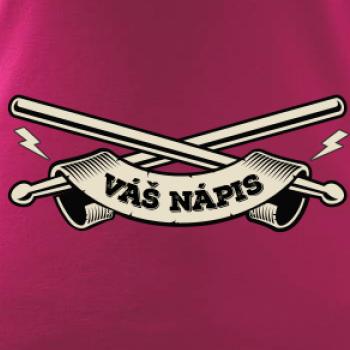 Rock paličky vlastní nápis