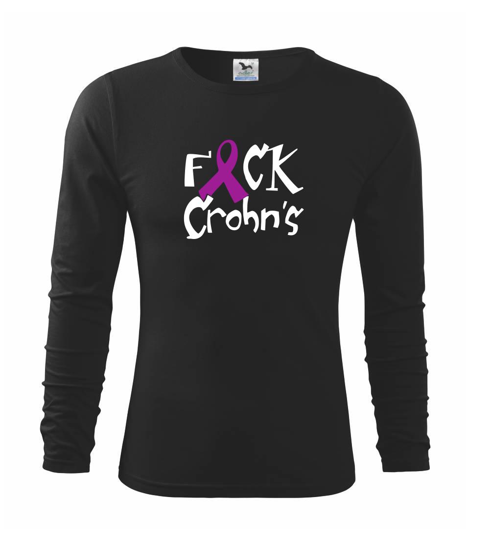 Ostatné nápisy - F*ck Crohns - Tričko detské Long Sleeve