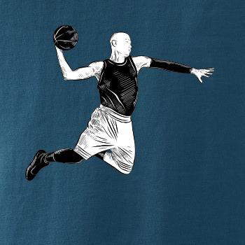 Basketbalista vo výskoku