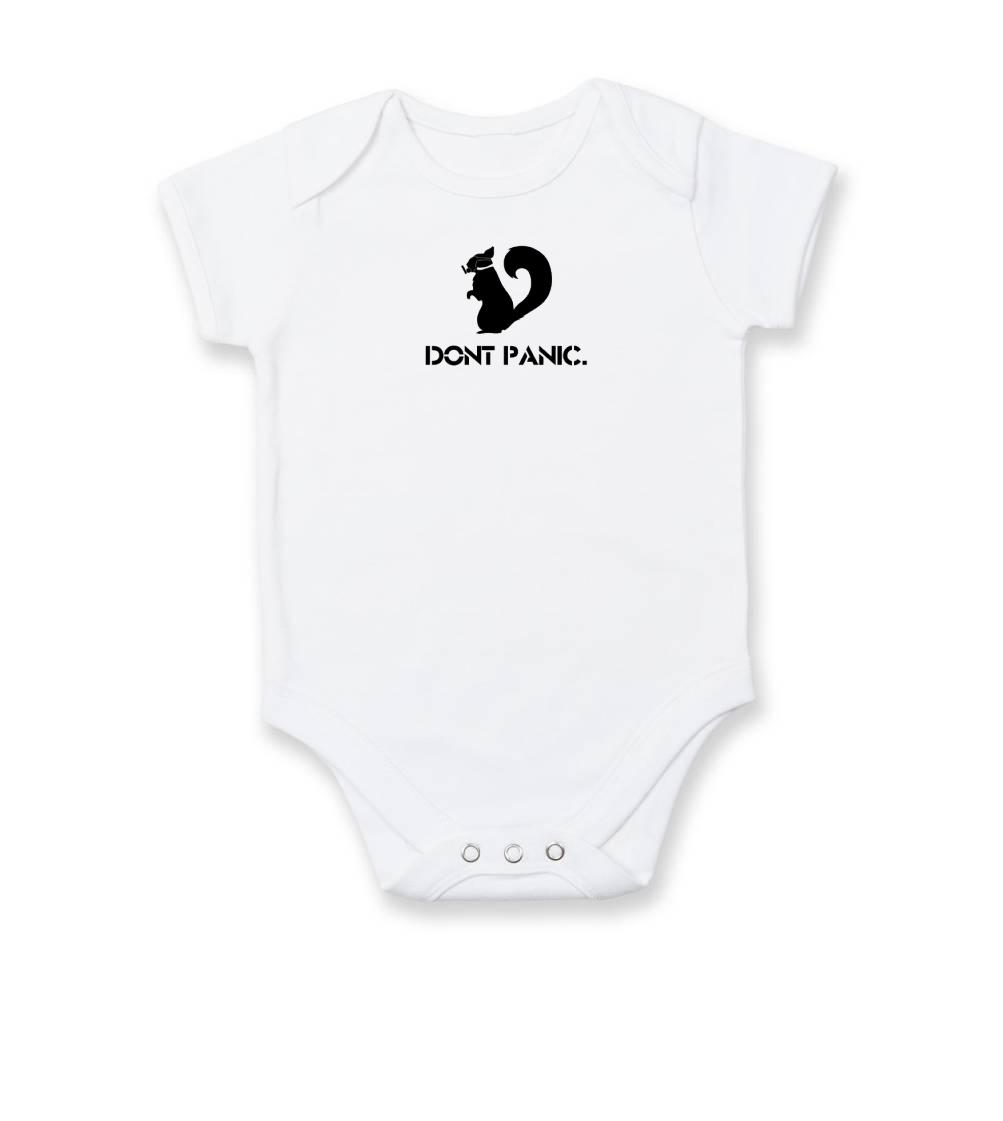Dont panic - Body dojčenské s krátkym rukávom