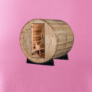 Vonkajšia sauna z boku