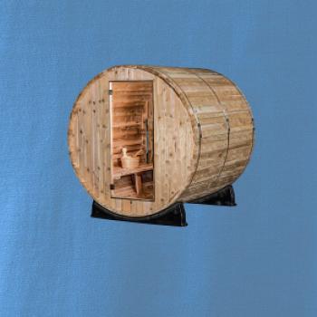 Vonkajšia sauna z boku