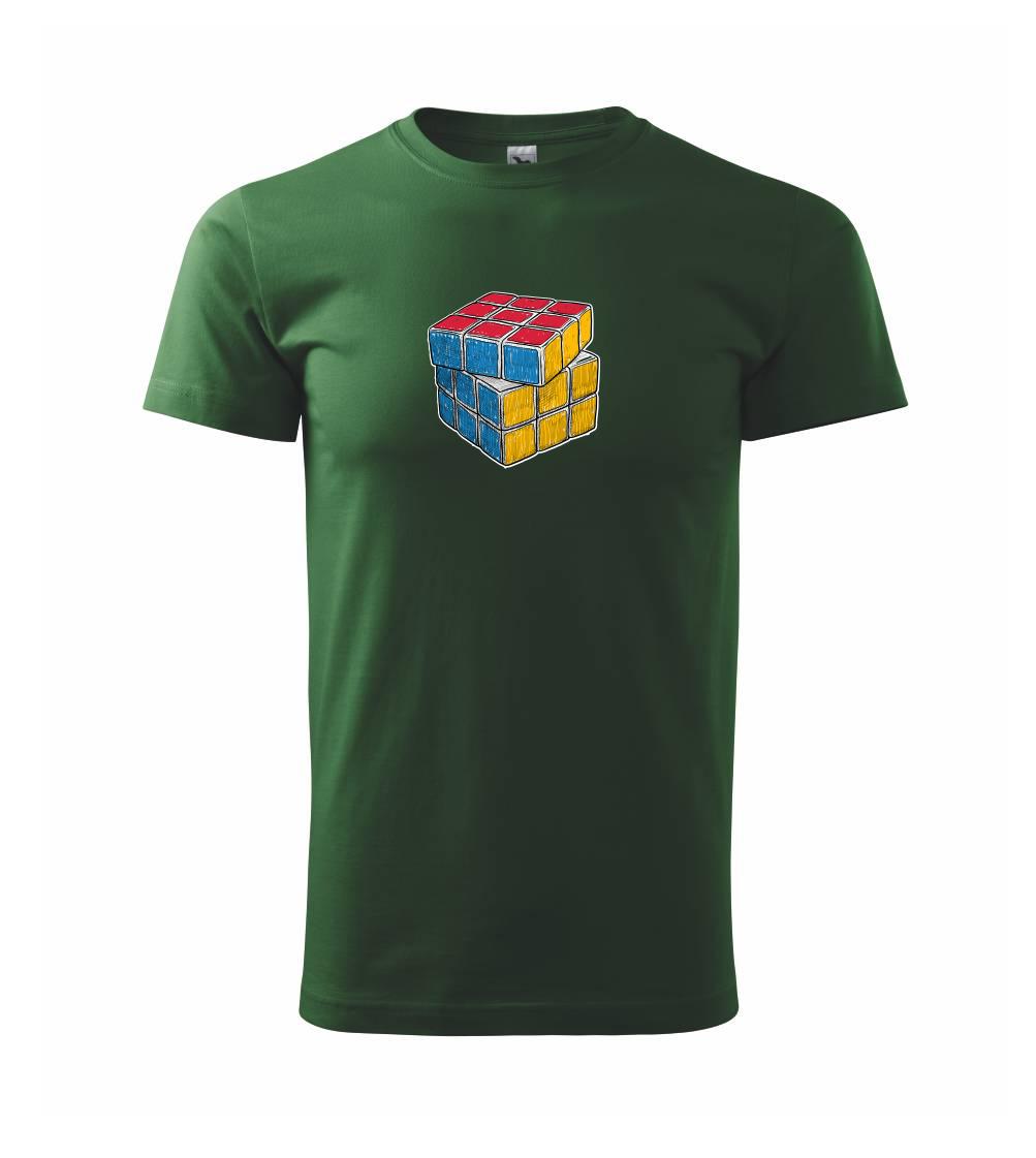 Rubikova kocka kreslená Rubikova kocka kreslená