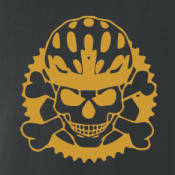 Lebka cyklista - prilba zlatá 