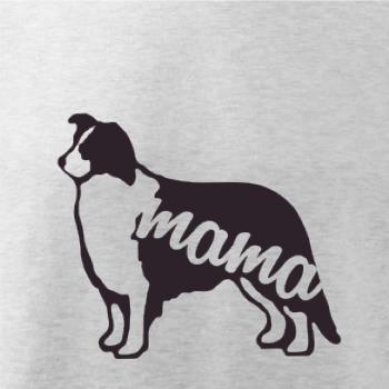 Borderská kólia mama obrys