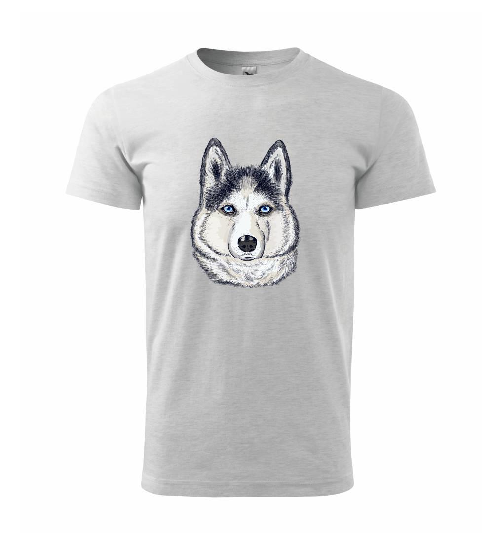 Husky hlava - kreslený Husky hlava - kreslený