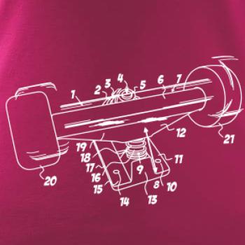 Skateboard nákres kolieska