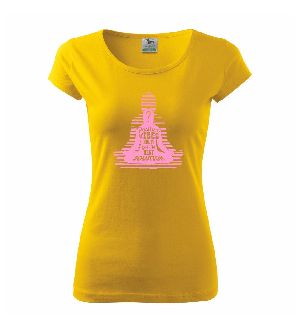 Joga - positive vibes only ružová Joga - positive vibes only ružová