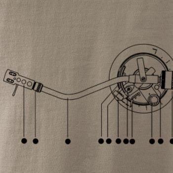 Nákres rameno gramofónu