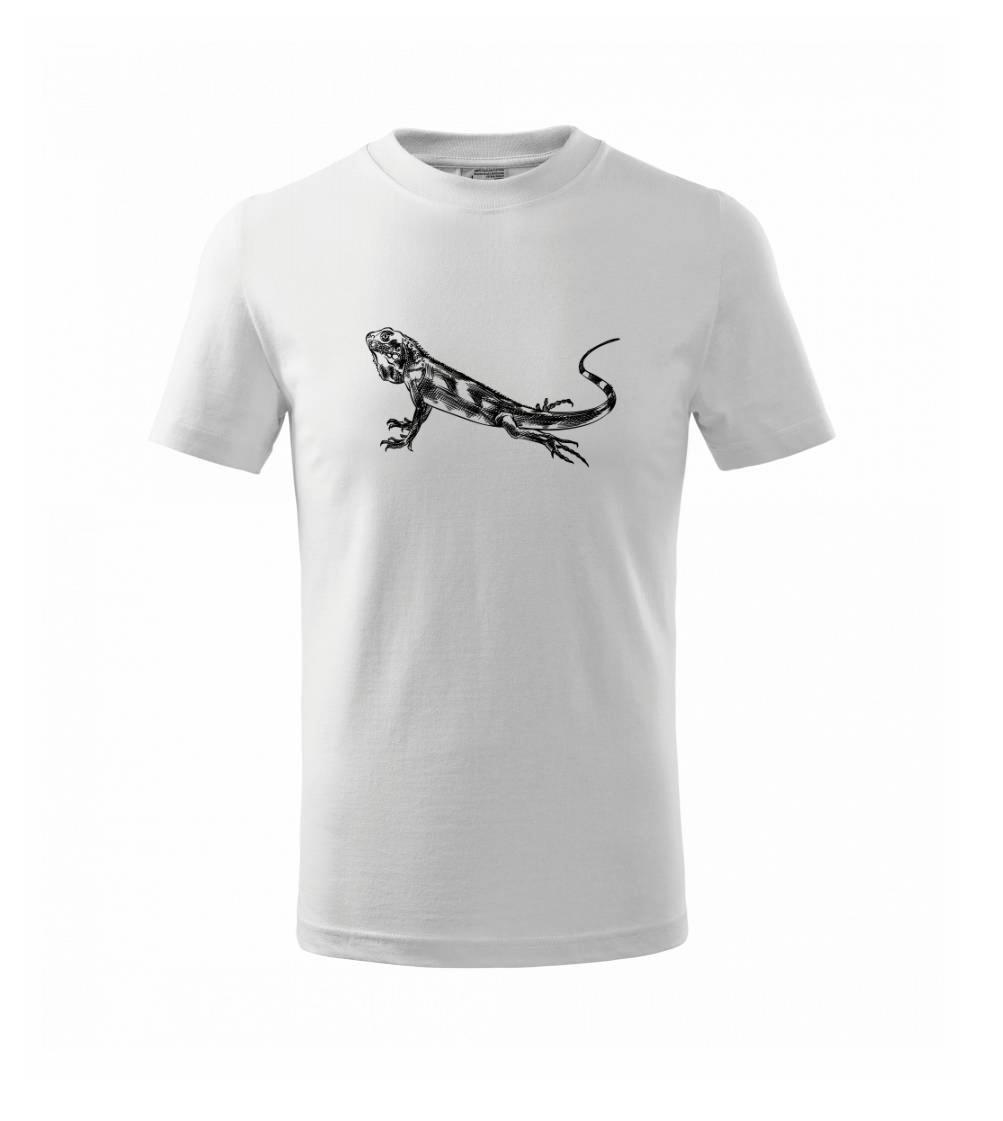 Ceruzkou kreslený Leguán