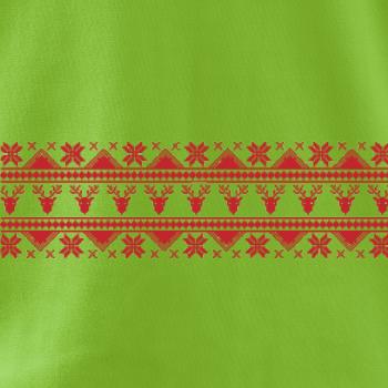 Vianočný vzor - jeleň a vločka