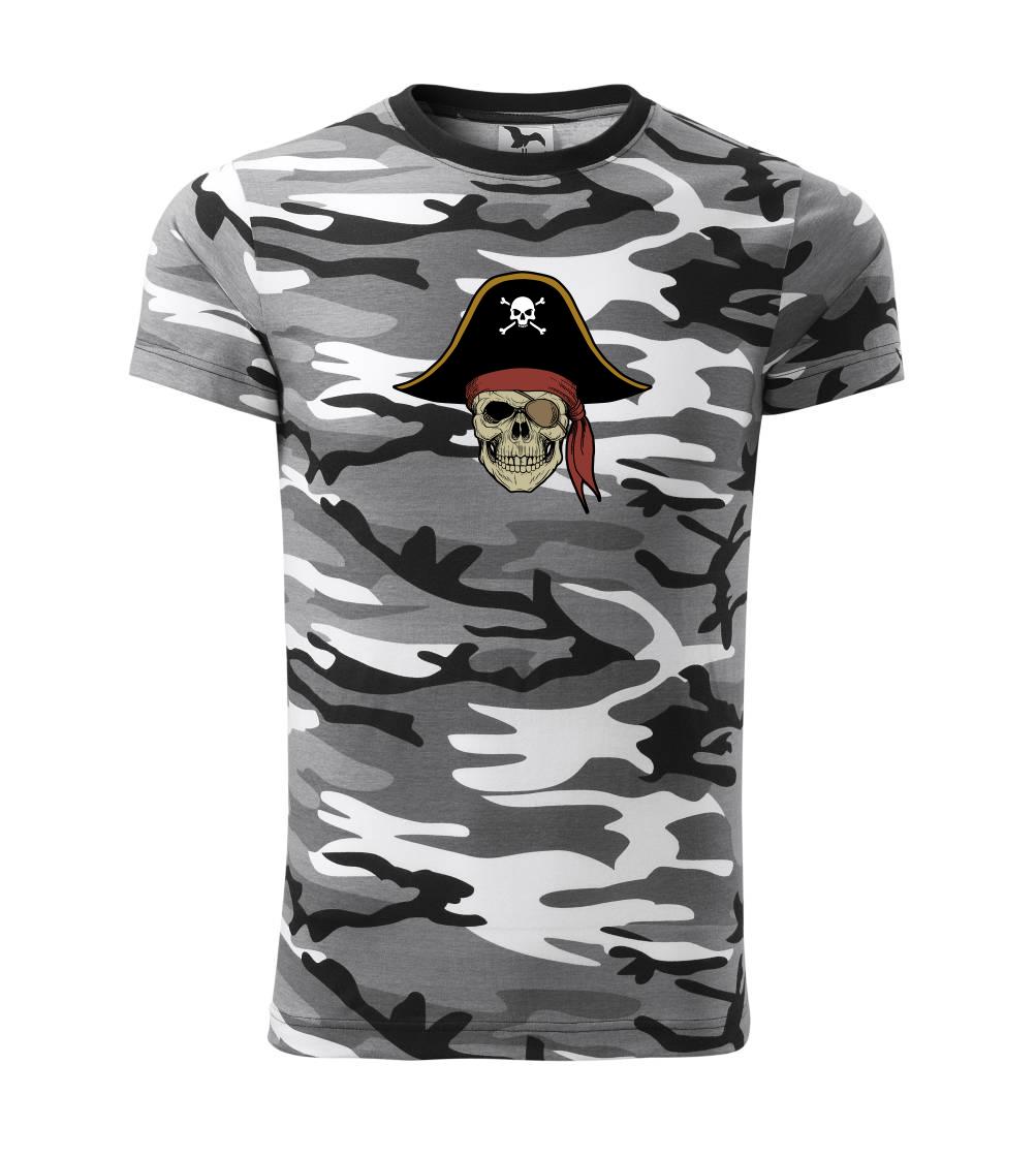 Pirátska lebka s klobúkom  Pirátska lebka s klobúkom