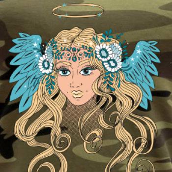 Anjel maľovaný - žena (Pecka design)