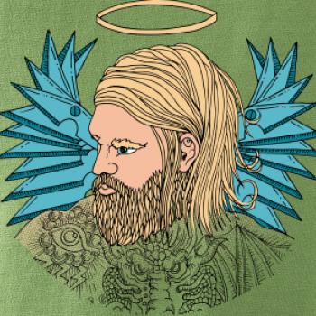 Anjel maľovaný - muž (Pecka design)