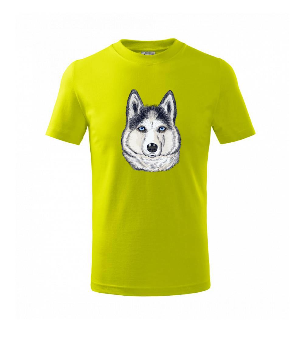 Husky hlava - kreslený