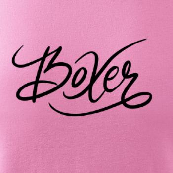 Boxer - nápis okrasný