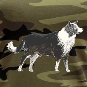 Border kólia kreslená