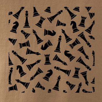 Šachové figúrky vo štvorci