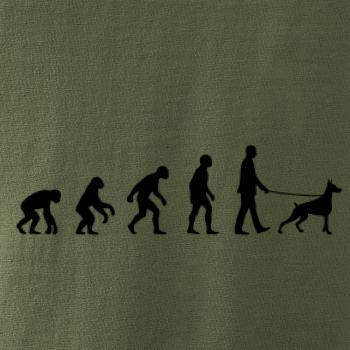 Evolúcia pes doberman (muž-žena)