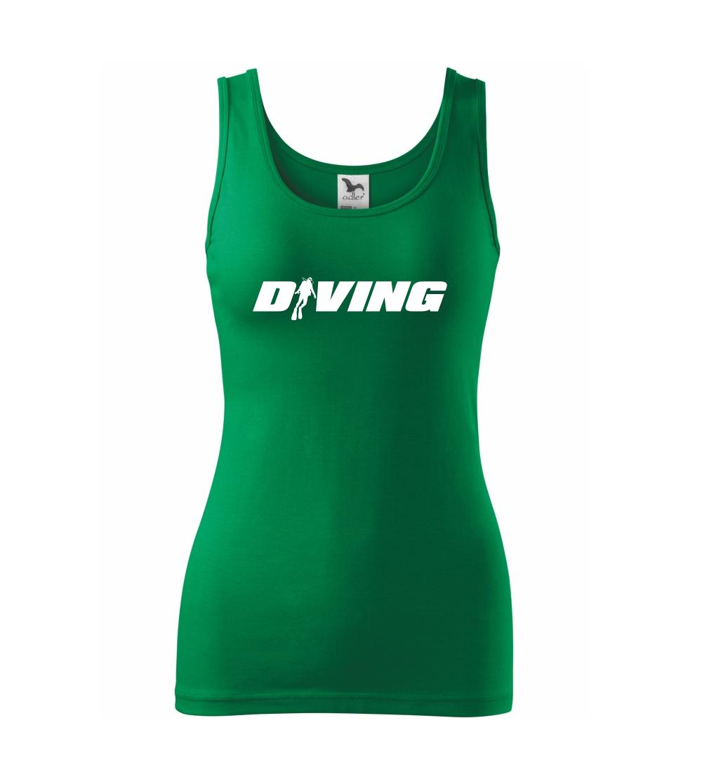 Diving nápis potápač Diving nápis potápač