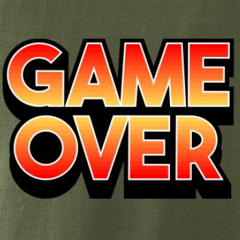 Game over - nápis farebný