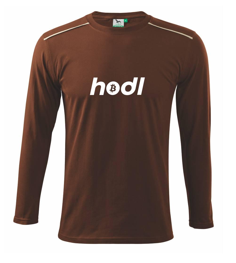 Grafické tričká - Hodl - Tričko s dlhým rukávom Long Sleeve