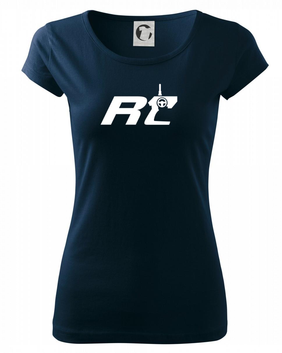 Tričká pre modelára - RC nápis ovládač - Dámske tričko Pure