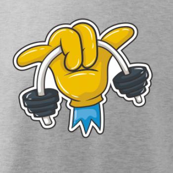 Comics ruka a činka