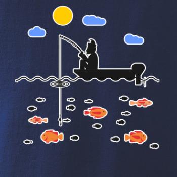 Rybár, ktorý má smolu na loďke