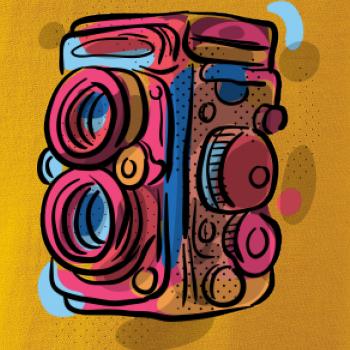 Foťák farebný - dve šošovky