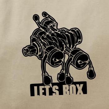 Lets Box nápis