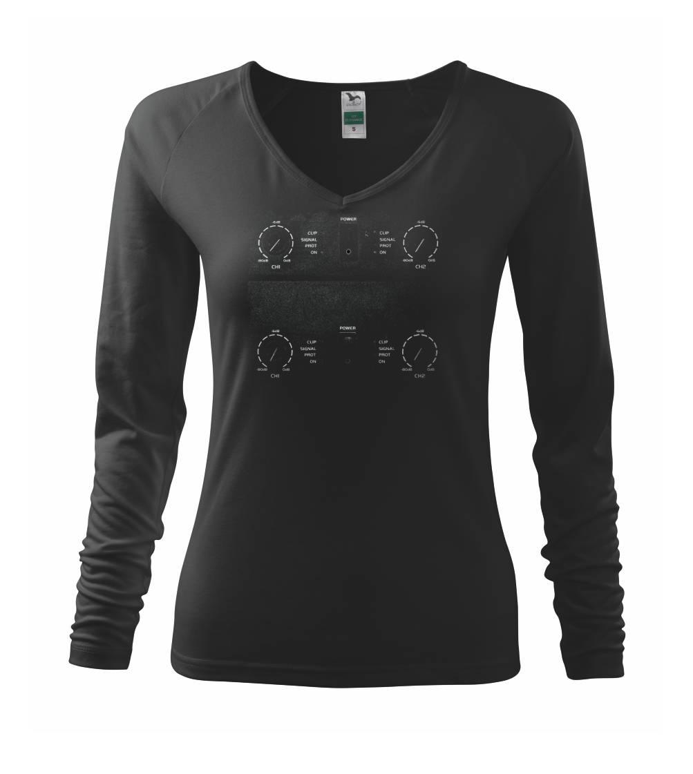 Hudobné tričká - Zosilňovač - Tričko dámske Elegance