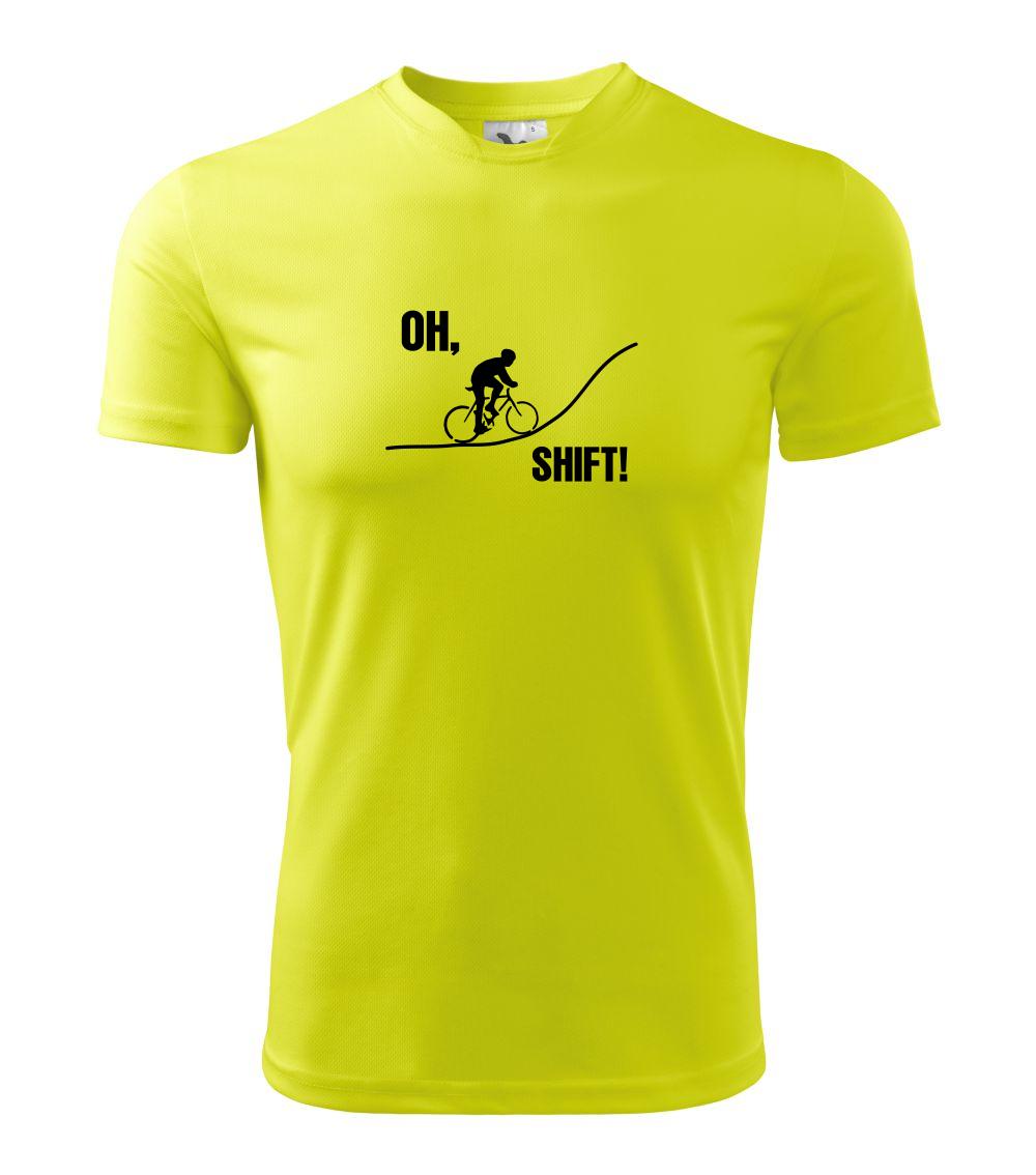Tričko ako darček pre cyklistu - Oh shift - Detské tričko športové