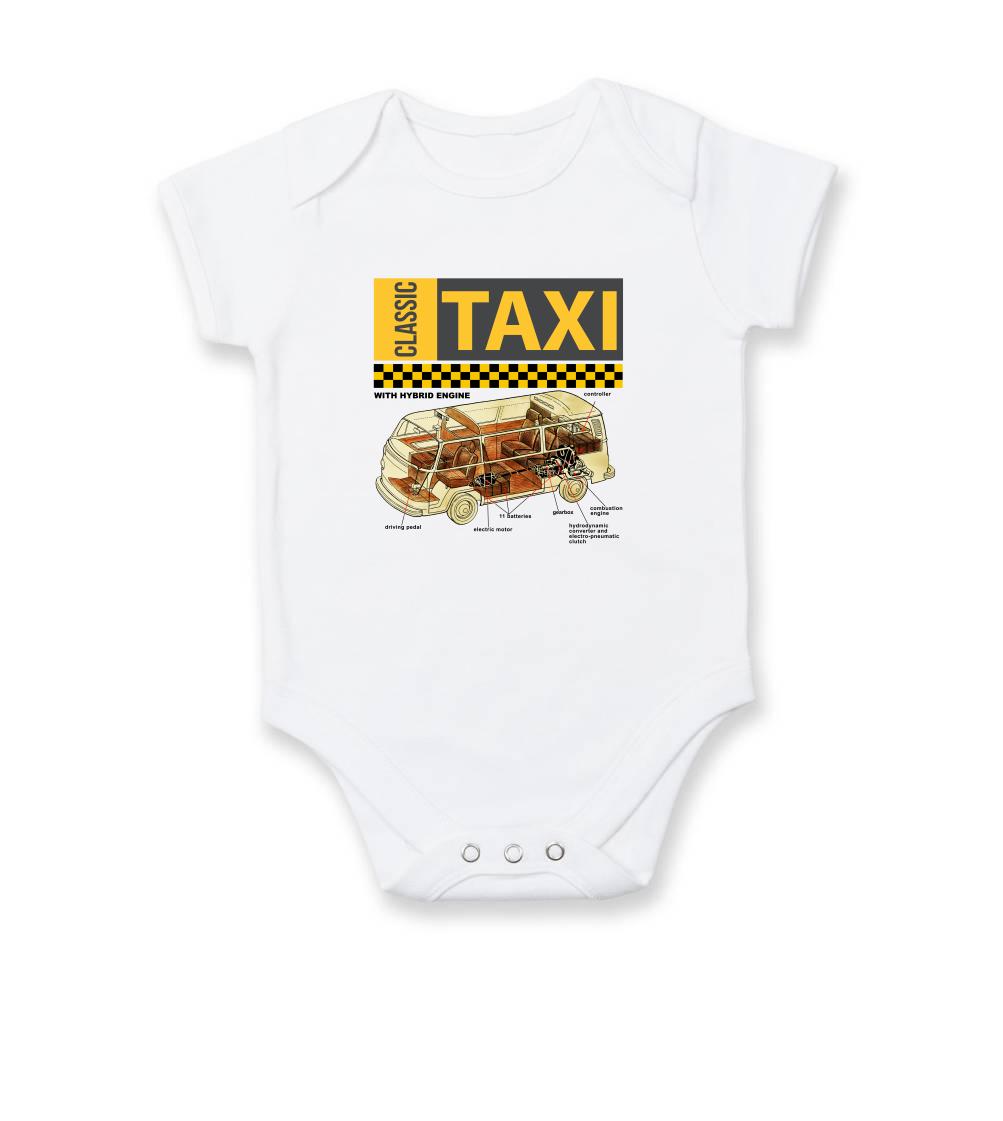 Vtipné tričká do práce - Classic taxi - Body dojčenské s krátkym rukávom