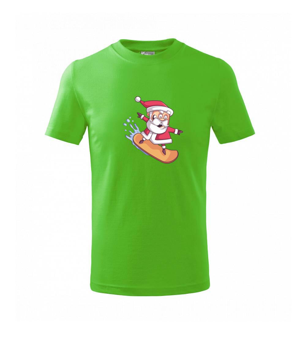 Santa jazdiaci na snowboarde