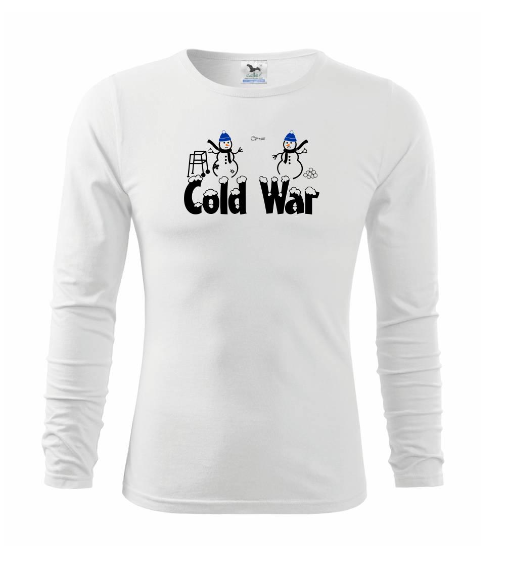 Lyže a Snowboard - Cold War - Tričko detské Long Sleeve