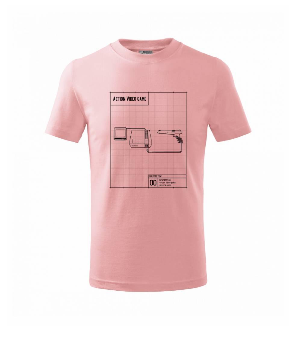 Nákres videohra so zbraňou