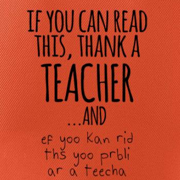 If you can read this - teacher