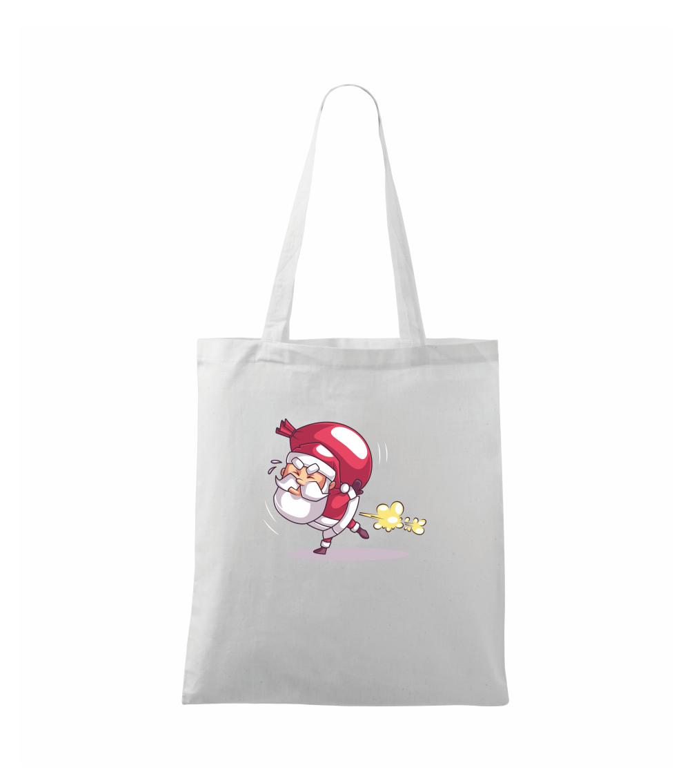 Santa nesie ťažký náklad