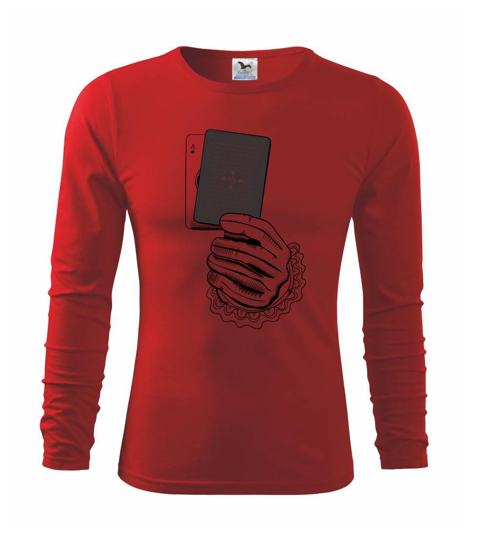 Poker tričká - Poker ruka - Tričko detské Long Sleeve